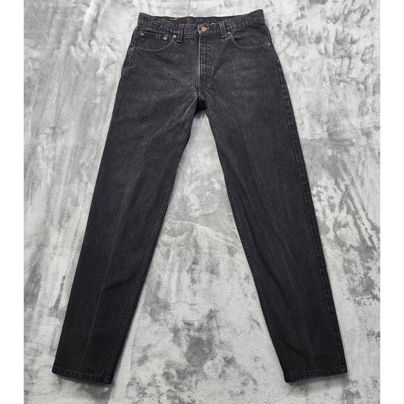 Vintage Levi's Jeans Mens W32* L34 Black 550 Relaxed Fit Tapered Leg Casual - Picture 1 of 13
